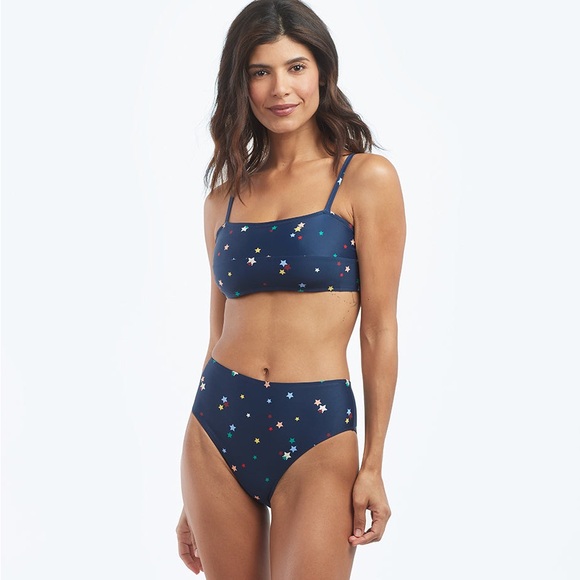 NWT Summer The Oasis Bikini Top in “small scatter stars in deep sea” Size 8 - Picture 2 of 4